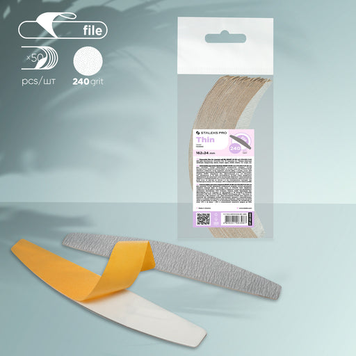 Staleks Hilal Tırnak Törpüsü İçin Tek Kullanımlık Törpü SMART 42 (240 Grit) (50 Adet) DF-42-240