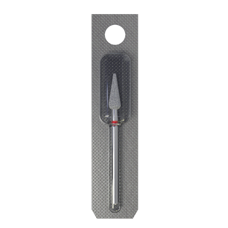 Staleks Elmas Freze Ucu Sivri Armut Kırmızı EXPERT (Baş Çapı 4 mm / Çalışma Boyu 12 mm) FA100R040/12 - görsel 3