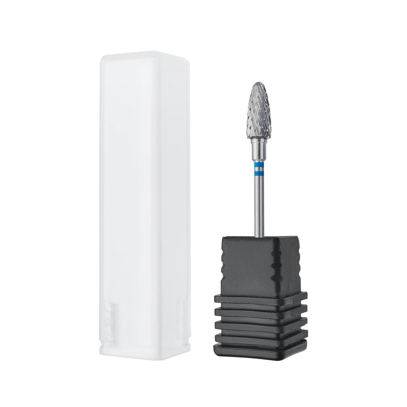 Staleks Solak Kullanıcılar İçin Karbür Freze Ucu Mısır (Corn) Mavi EXPERT (Baş Çapı 6 mm / Çalışma Boyu 14 mm) FT91B060/14 - görsel 3