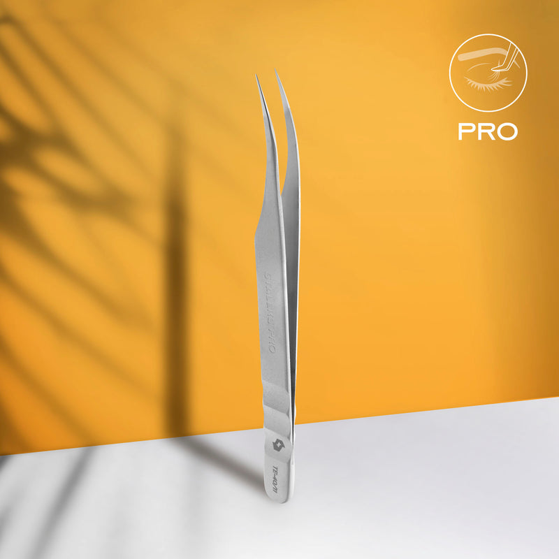 Staleks Profesyonel Kirpik Cımbızı EXPERT 40 TYPE 11 (Kavisli) TE-40/11