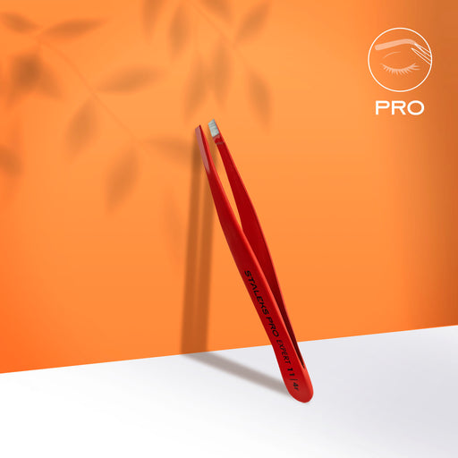 Staleks Kaş Cımbızı Kırmızı EXPERT 11 TYPE 4r (Dar Eğimli) TE-11/4r