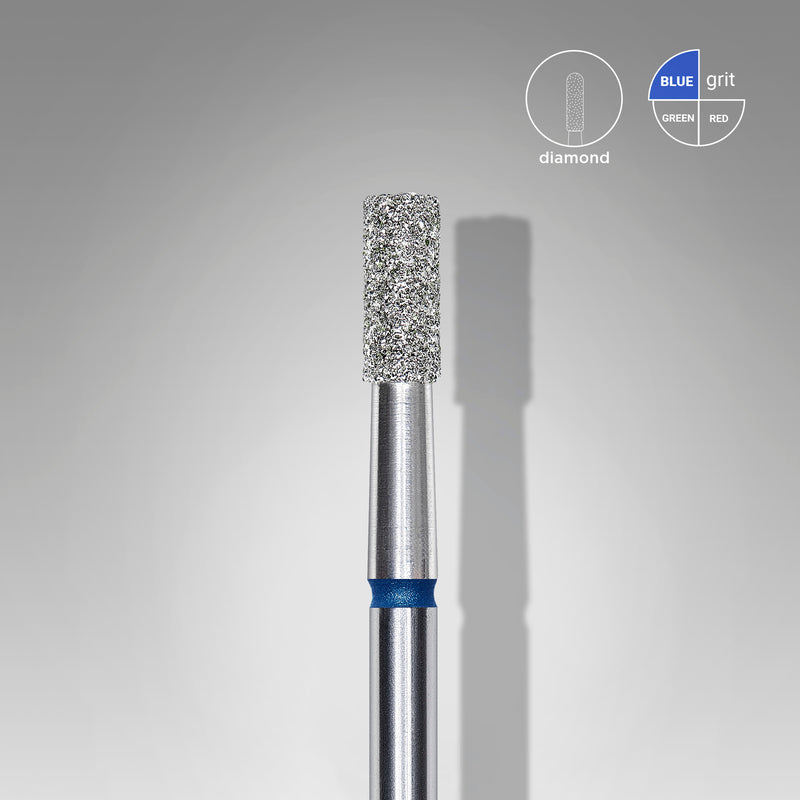 Staleks Elmas Freze Ucu Silindir Mavi EXPERT (Baş Çapı 2,5 mm / Çalışma Boyu 6 mm) FA20B025/6