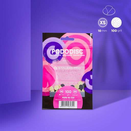 Staleks Pedikür Diski İçin Yumuşak Sünger Katmanlı Tek Kullanımlık Törpü PODODISC XS EXPERT (100 grit) (50 adet) PDFS-10-100