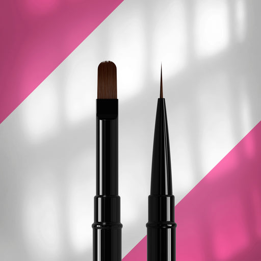 Staleks Çift Taraflı Fırça EXPERT (Liner 10 mm / Jel İçin 11 mm) NBE-03/06