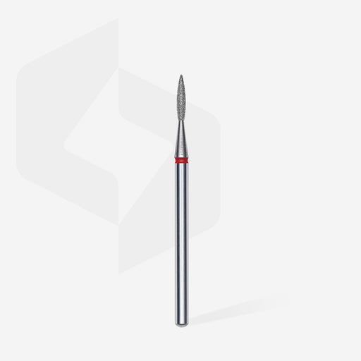 Staleks Elmas Freze Ucu Sivri Alev Kırmızı EXPERT (Baş Çapı 1,6 mm / Çalışma Boyu 8 mm) FA11R016/8 - görsel 2