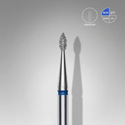 Staleks Elmas Freze Ucu Damla Mavi EXPERT (Baş Çapı 1,6 mm / Çalışma Boyu 4 mm) FA40B016/4