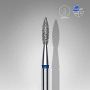 Staleks Elmas Freze Ucu Sivri Alev Mavi EXPERT (Baş Çapı 2,1 mm / Çalışma Boyu 8 mm) FA11B021/8