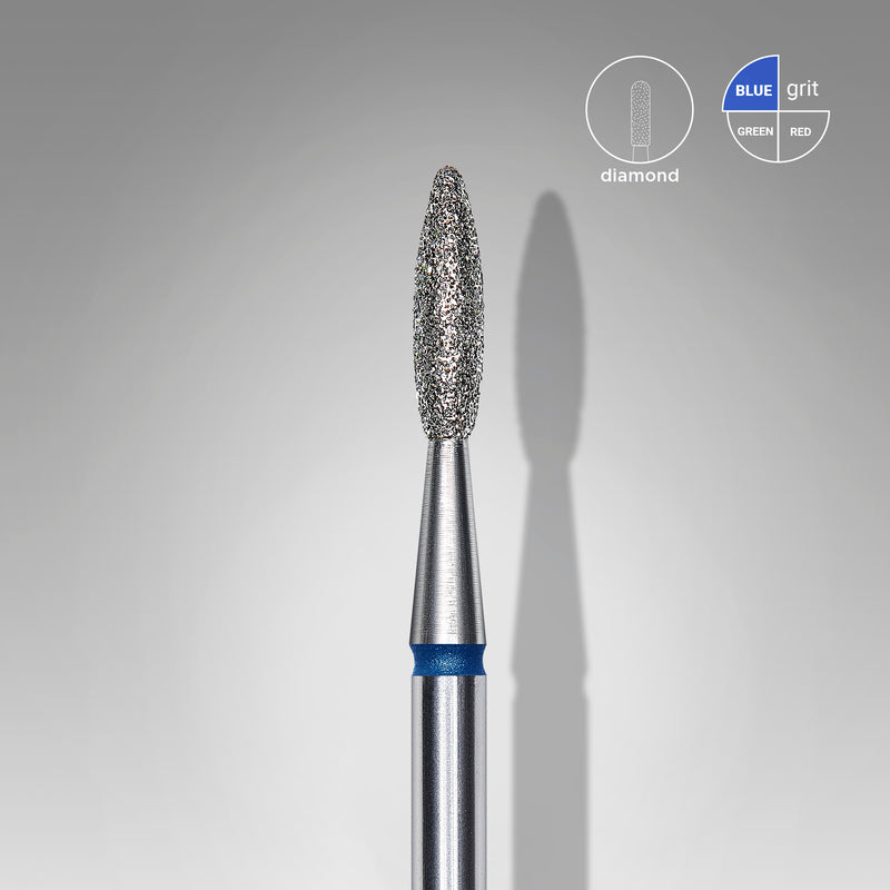 Staleks Elmas Freze Ucu Alev Mavi EXPERT (Baş Çapı 2,1 mm / Çalışma Boyu 8 mm) FA10B021/8