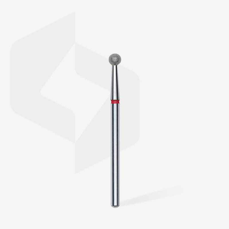 Staleks Elmas Freze Ucu Top Şekilli Kırmızı EXPERT (Baş Çapı 3,5 mm) FA01R035 - görsel 2