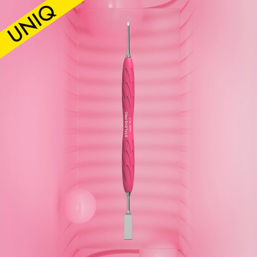 Staleks Silikon Saplı Manikür İtici Gummy UNIQ 11 TYPE 1 (Düz Yassı ve Halka İtici) PQ-11/1