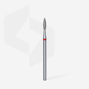 Staleks Elmas Freze Ucu Sivri Alev Kırmızı EXPERT (Baş Çapı 2,1 mm / Çalışma Boyu 8 mm) FA11R021/8 - görsel 2