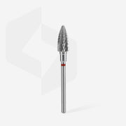 Staleks Karbür Freze Ucu Çam Kozalağı Kırmızı EXPERT (Baş Çapı 6 mm / Çalışma Boyu 14 mm) FT110R060/14 - görsel 2