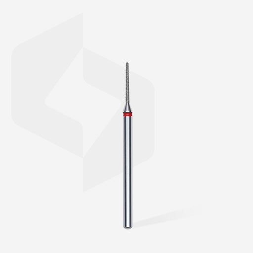 Staleks Elmas Freze Ucu İğne Kırmızı EXPERT (Baş Çapı 1 mm / Çalışma Boyu 10 mm) FA80R010/10 - görsel 2