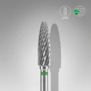 Staleks Karbür Freze Ucu Mısır (Corn) Yeşil EXPERT (Baş Çapı 4 mm / Çalışma Boyu 14 mm) FT90G040/14