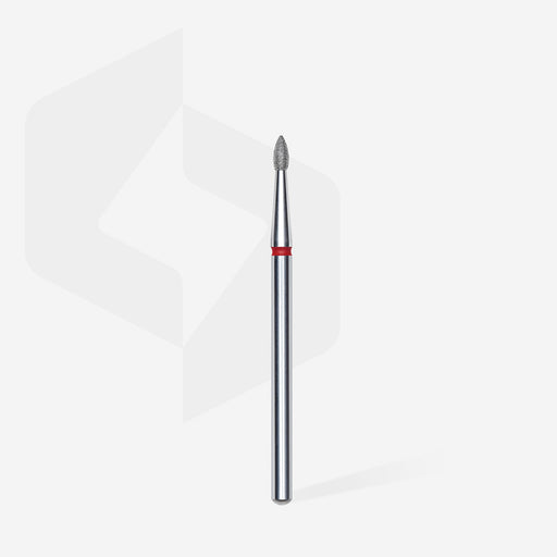 Staleks Elmas Freze Ucu Sivri Tomurcuk Kırmızı EXPERT (Baş Çapı 1,8 mm / Çalışma Boyu 4 mm) FA60R018/4 - görsel 2