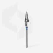 Staleks Solak Kullanıcılar İçin Karbür Freze Ucu Konik Mavi EXPERT (Baş Çapı 6 mm / Çalışma Boyu 14 mm) FT73B060/14 - görsel 2