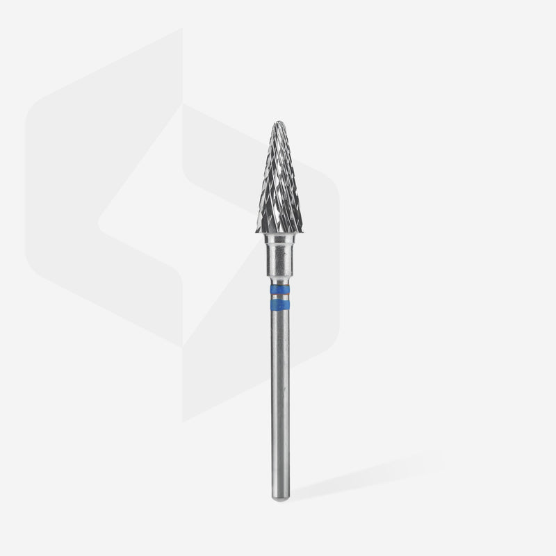 Staleks Solak Kullanıcılar İçin Karbür Freze Ucu Konik Mavi EXPERT (Baş Çapı 6 mm / Çalışma Boyu 14 mm) FT73B060/14 - görsel 2