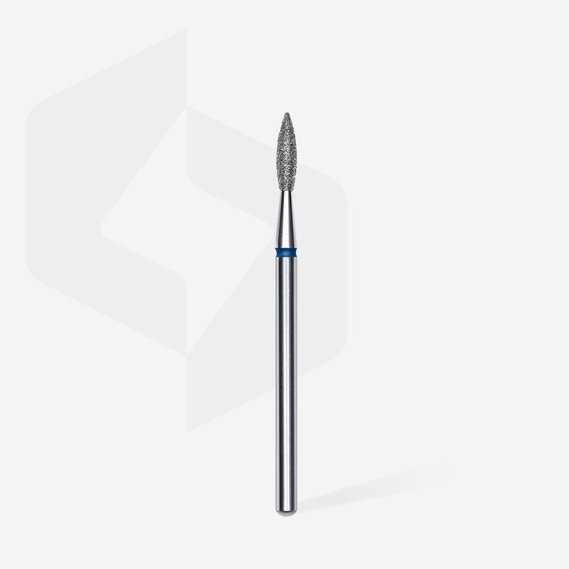 Staleks Elmas Freze Ucu Sivri Alev Mavi EXPERT (Baş Çapı 2,1 mm / Çalışma Boyu 8 mm) FA11B021/8 - görsel 2