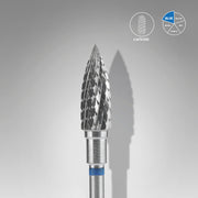 Staleks Karbür Freze Ucu Alev Mavi EXPERT (Baş Çapı 5 mm / Çalışma Boyu 13,5 mm) FT10B050/13.5