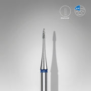 Staleks Elmas Freze Ucu Mini Alev Mavi EXPERT (Baş Çapı 1 mm / Çalışma Boyu 3 mm) FA12B010/3