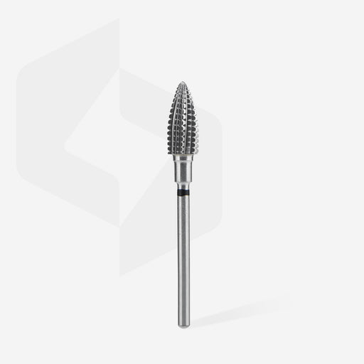 Staleks Karbür Freze Ucu Çam Kozalağı Siyah Sert EXPERT (Baş Çapı 6 mm / Çalışma Boyu 14 mm) FT110H060/14 - görsel 2