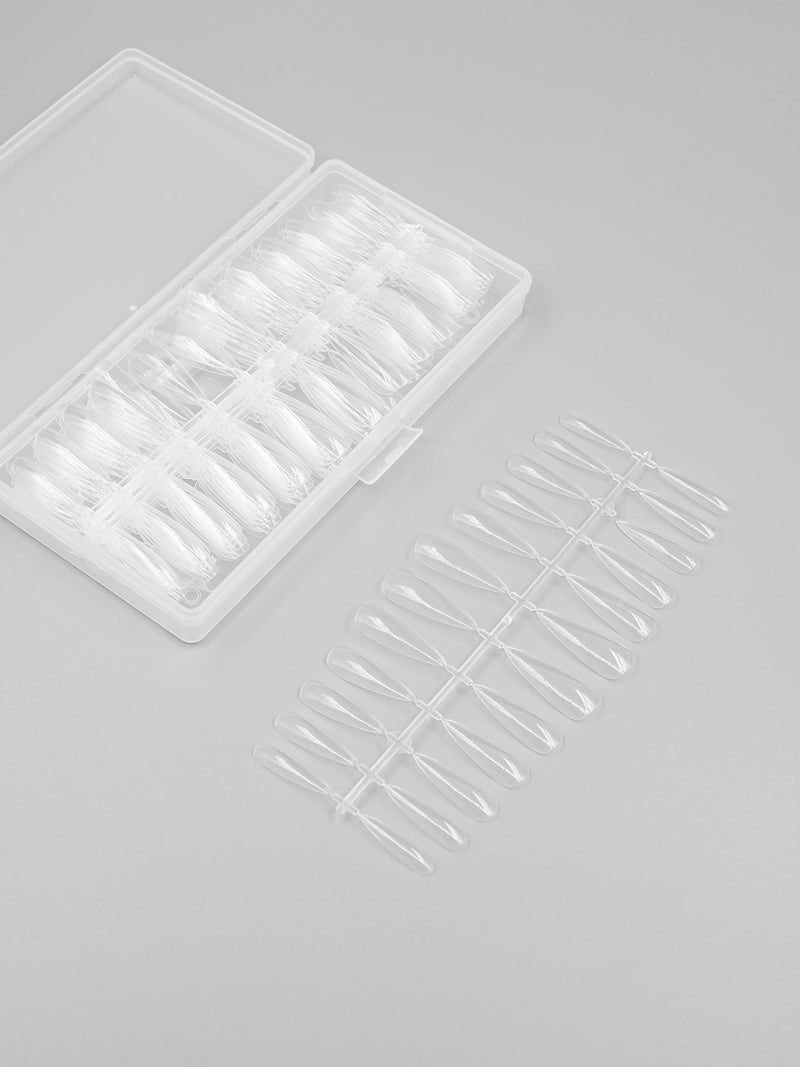 Jel TipsStiletto BGP240 (Şeffaf Stiletto / Full Cover Jel Tip Seti – 240 Adet)