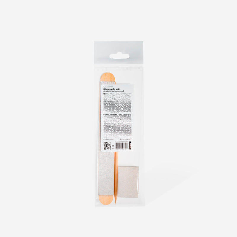 Staleks Tek Kullanımlık Set EXPERT 30 (Ahşap Taban Üzerinde papmAm Mix 100/180 grit, Buffer 180/240 grit, Portakal Çubuğu 110 mm) NFS-30 - görsel 3