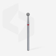 Staleks Elmas Freze Ucu Top Şekilli Kırmızı EXPERT (Baş Çapı 4 mm) FA01R040 - görsel 2