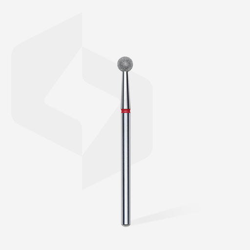 Staleks Elmas Freze Ucu Top Şekilli Kırmızı EXPERT (Baş Çapı 4 mm) FA01R040 - görsel 2