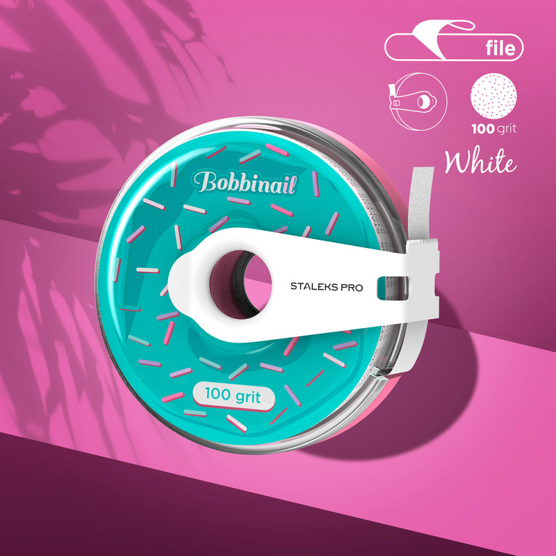 Staleks Tek Kullanımlık Beyaz Aşındırıcı Bant EXPERT 100 Grit (Plastik Kutu) AT-100w