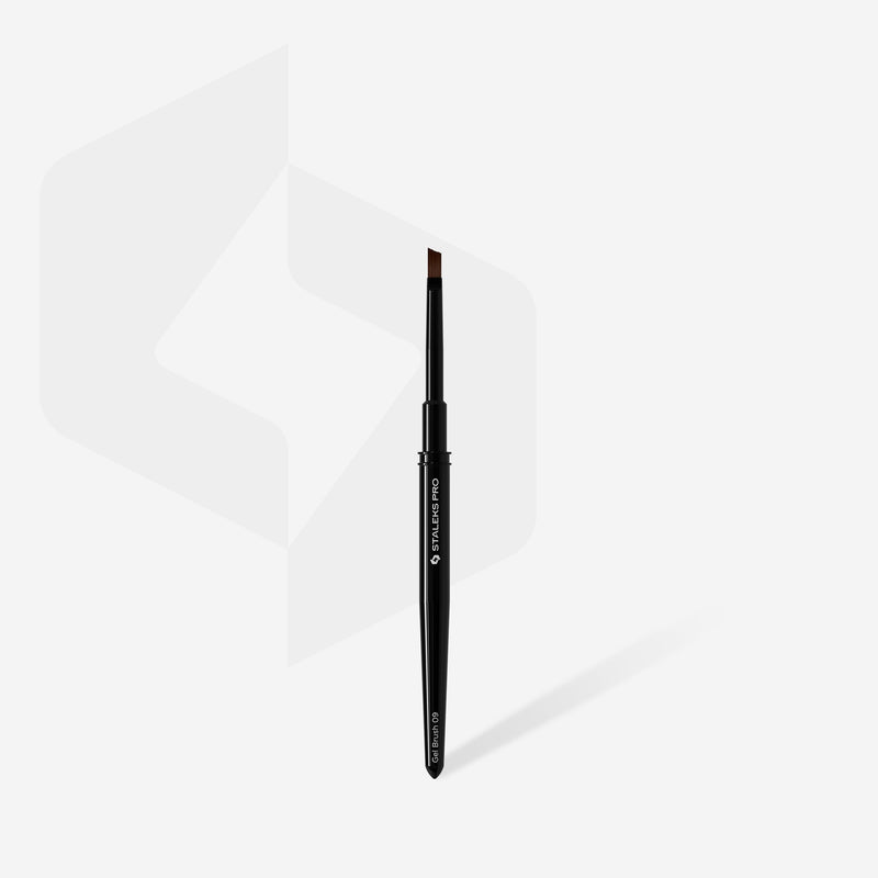 Staleks Açılı Jel Fırçası EXPERT (Genişlik 6 mm / Uzunluk 9 mm) NBE-09 - görsel 2