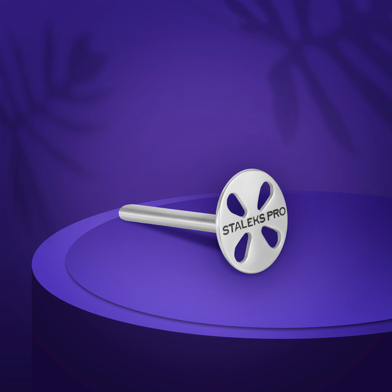 Staleks Pedikür Diski PODODISC S EXPERT ve Tek Kullanımlık Törpü Seti (180 grit) (5 adet) (15 mm) PDset-15