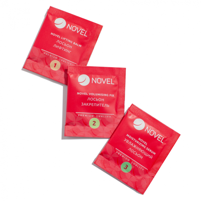 Novel Lash UP Kirpik & Kaş Laminasyon Promo Seti (3×1 g)