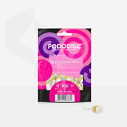 Staleks Pedikür Diski İçin Yumuşak Sünger Katmanlı Tek Kullanımlık Beyaz Törpü PODODISC XS EXPERT (100 grit) (50 adet) PDFS-10-100w - görsel 3