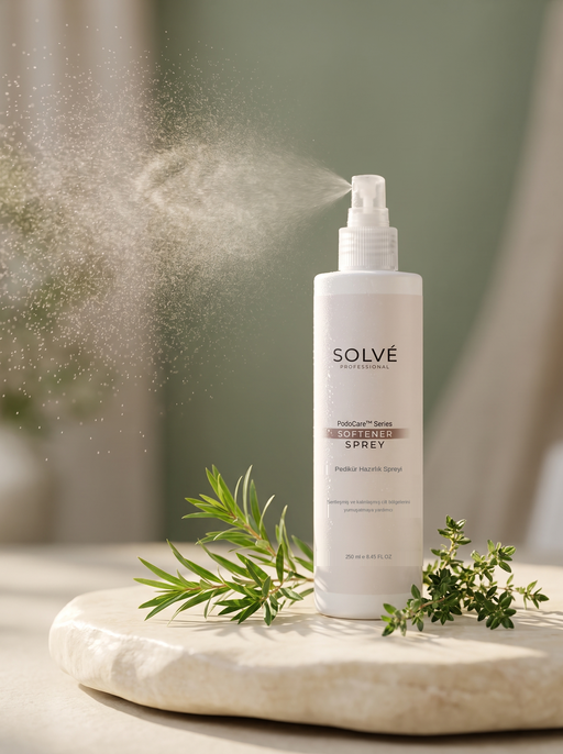 SOLVÉ PodoCare Softener Sprey 250 ml – pedikür hazırlık spreyi