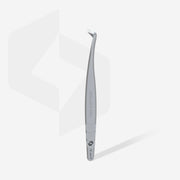 Staleks Fiber Uçlu Profesyonel Kirpik Cımbızı EXPERT 44 TYPE 12 (L-Şekilli, 65') TE-44/12 - görsel 3