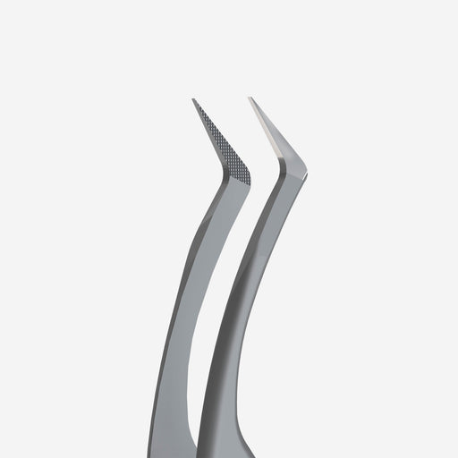 Staleks Fiber Uçlu Profesyonel Kirpik Cımbızı EXPERT 45 TYPE 2 (L-Şekilli, 40') TE-45/2 - görsel 2