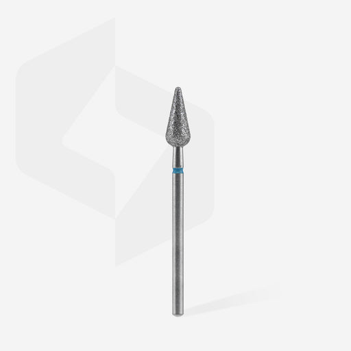 Staleks Elmas Freze Ucu Sivri Armut Mavi EXPERT (Baş Çapı 5 mm / Çalışma Boyu 12 mm) FA100B050/12 - görsel 2