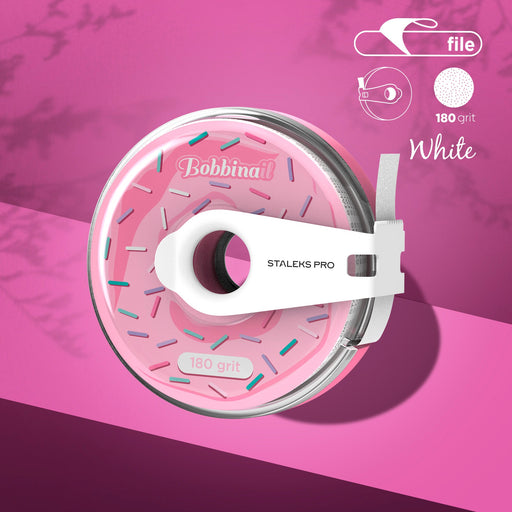 Staleks Tek Kullanımlık Beyaz Aşındırıcı Bant EXPERT 180 Grit (Plastik Kutu) AT-180w
