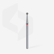 Staleks Elmas Freze Ucu Top Şekilli Kırmızı EXPERT (Baş Çapı 2,5 mm) FA01R025 - görsel 2