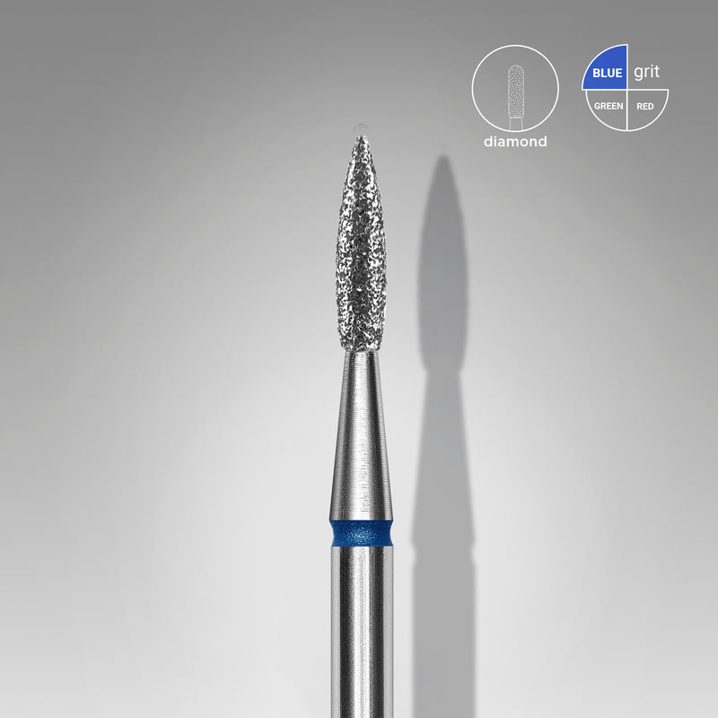 Staleks Elmas Freze Ucu Sivri Alev Mavi EXPERT (Baş Çapı 1,8 mm / Çalışma Boyu 8 mm) FA11B018/8