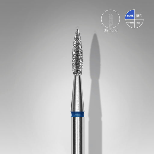 Staleks Elmas Freze Ucu Sivri Alev Mavi EXPERT (Baş Çapı 1,8 mm / Çalışma Boyu 8 mm) FA11B018/8