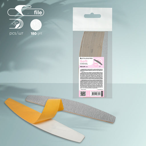 Staleks Hilal Tırnak Törpüsü İçin Tek Kullanımlık Törpü (Yumuşak Süngerli) SMART 40 (180 Grit) (30 Adet) DF-40-180