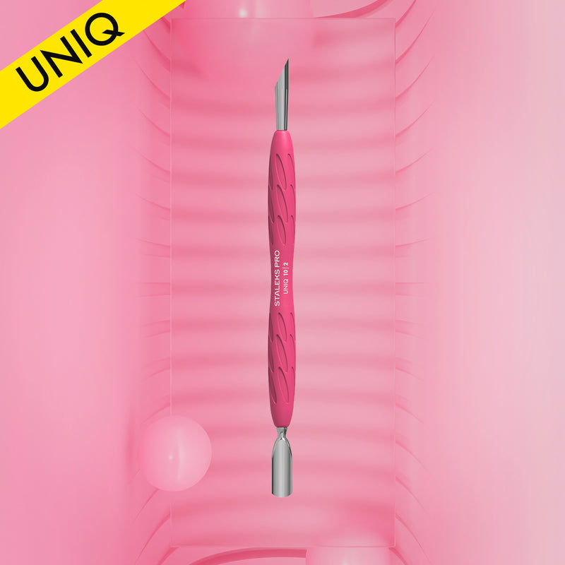Staleks Silikon Saplı Manikür İtici Gummy UNIQ 10 TYPE 2 (Yuvarlak Dar ve Eğimli İtici) PQ-10/2
