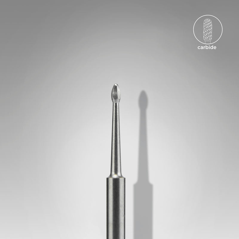 Staleks Karbür Freze Ucu Mini Tırnak Temizleyici EXPERT (Baş Çapı 1,2 mm / Çalışma Boyu 2,5 mm) FT12/012/2.5