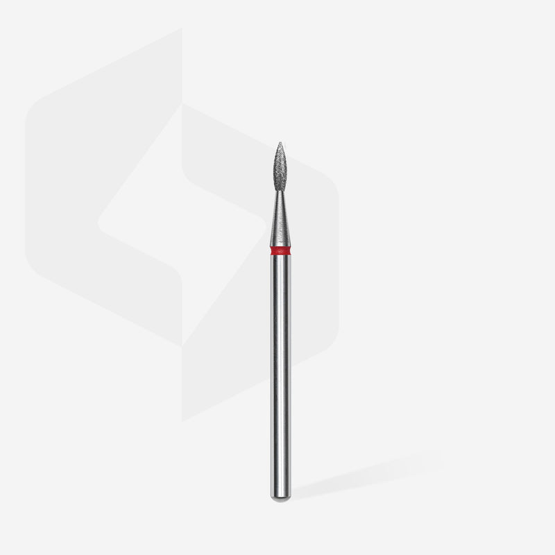 Staleks Elmas Freze Ucu Sivri Alev Kırmızı EXPERT (Baş Çapı 1,8 mm / Çalışma Boyu 8 mm) FA11R018/8 - görsel 2
