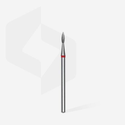 Staleks Elmas Freze Ucu Sivri Alev Kırmızı EXPERT (Baş Çapı 1,8 mm / Çalışma Boyu 8 mm) FA11R018/8 - görsel 2