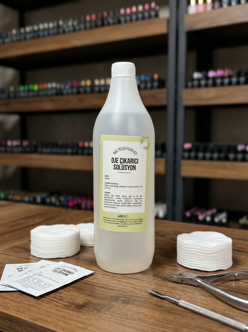 Средство для снятия лака для экспресс-маникюра (на основе ацетона)