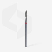 Staleks Elmas Freze Ucu Alev Kırmızı EXPERT (Baş Çapı 2,1 mm / Çalışma Boyu 8 mm) FA10R021/8 - görsel 2