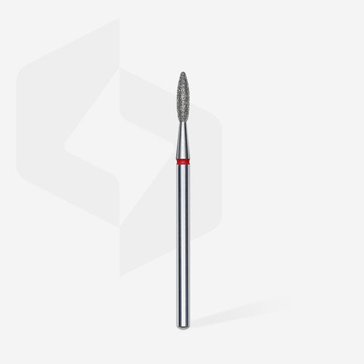 Staleks Elmas Freze Ucu Alev Kırmızı EXPERT (Baş Çapı 2,1 mm / Çalışma Boyu 8 mm) FA10R021/8 - görsel 2